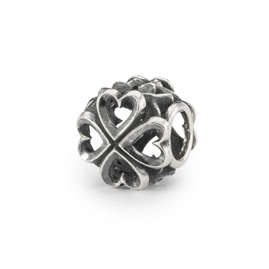 Beads donna Trollbeads in argento con tanti cuori piccoli MISURA UNICA