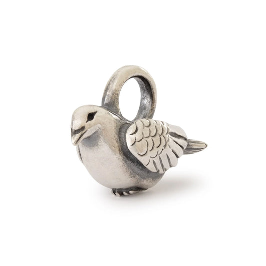 Beads da donna Trollbeads in argento a forma di colomba MISURA UNICA