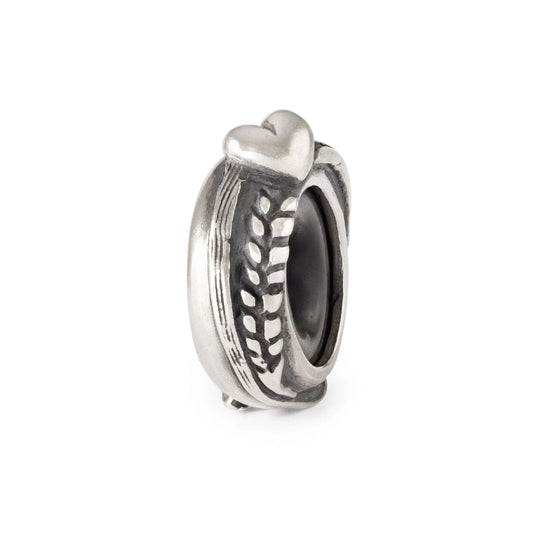 Stop Trollbeads Cuore del Raccolto in argento da donna MISURA UNICA