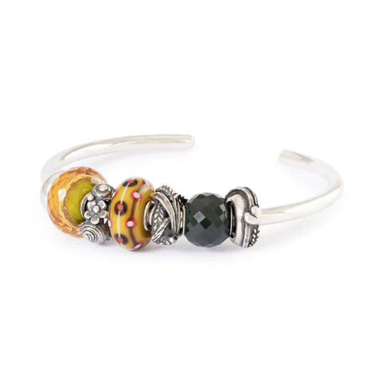 Stop Trollbeads Cuore del Raccolto in argento da donna MISURA UNICA