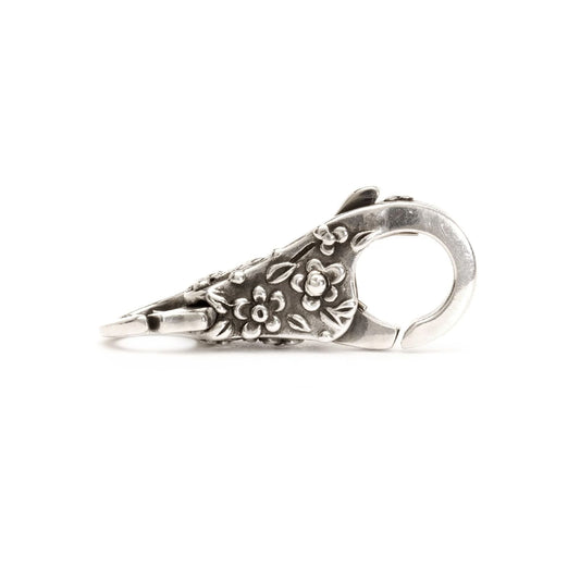 Chiusura moschettone Trollbeads in argento merletto MISURA UNICA