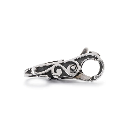 Chiusura moschettone Trollbeads in argento con vento MISURA UNICA