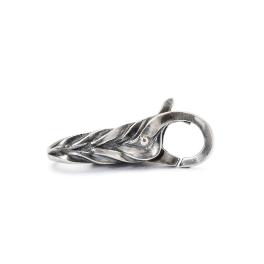 Chiusura moschettone Trollbeads con intrecci in argento MISURA UNICA