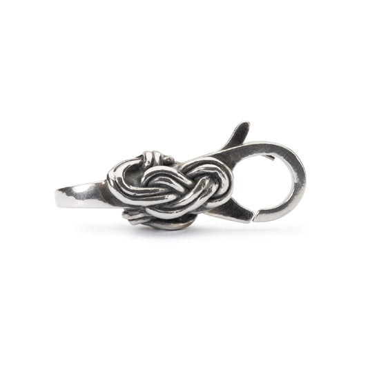 Chiusura moschettone Trollbeads nodo savoy in argento MISURA UNICA