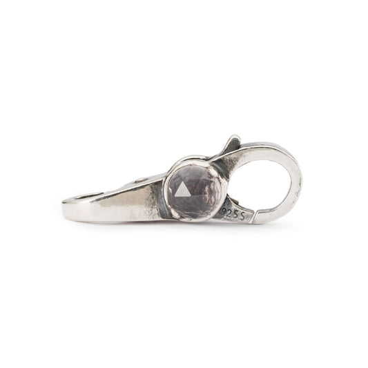 Chiusura moschettone Trollbeads con pietra preziosa MISURA UNICA