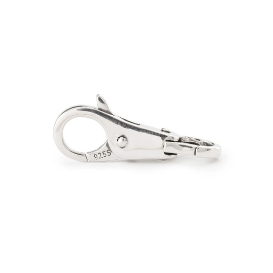 Chiusura moschettone Trollbeads argento design classico MISURA UNICA
