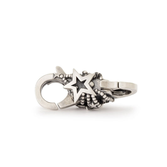 Chiusura moschettone Trollbeads argento con stella MISURA UNICA