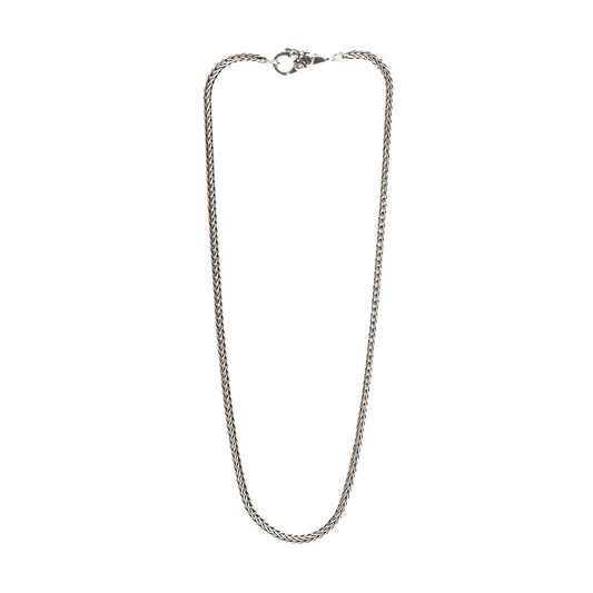 Collana 42 cm Trollbeads in argento catena coda di volpe MISURA UNICA