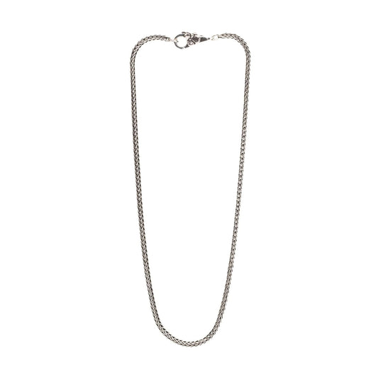 Collana 45 cm Trollbeads in argento catena coda di volpe MISURA UNICA