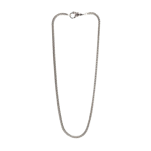 Collana 60 cm Trollbeads in argento catena coda di volpe MISURA UNICA
