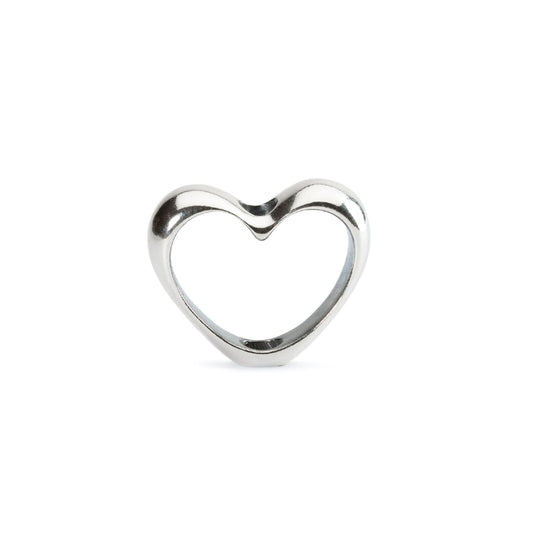 Beads da donna Trollbeads in argento a forma di cuore MISURA UNICA
