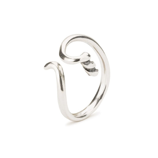 Anello Trollbeads in argento personalizzabile con beads Regolabile dalla 13 alla 15
