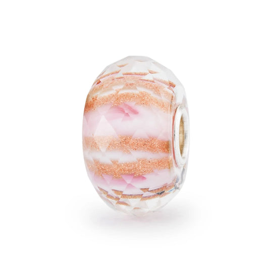Beads da donna Trollbeads in vetro con sfumature rosa MISURA UNICA