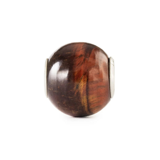 Beads Trollbeads Occhio di Tigre Rosso Rotondo da donna MISURA UNICA