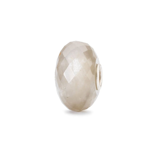 Beads donna Trollbeads pietra di luna grigia sfaccettata MISURA UNICA