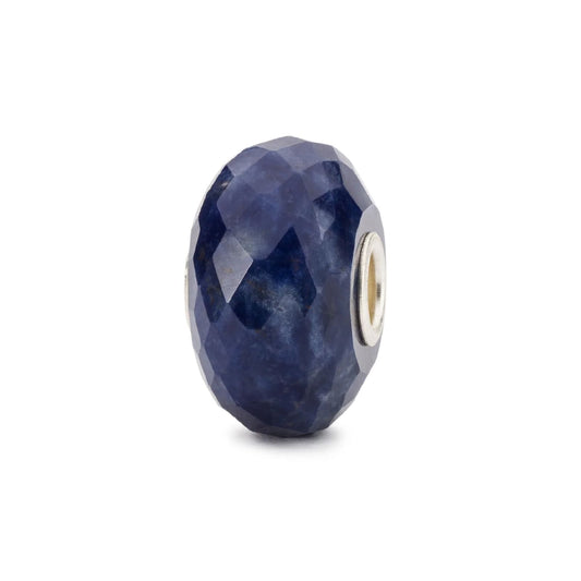 Beads donna Trollbeads pietra di sodalite blu sfaccettata MISURA UNICA