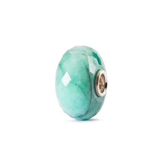 Beads donna Trollbeads con smeraldo verde sfaccettato MISURA UNICA