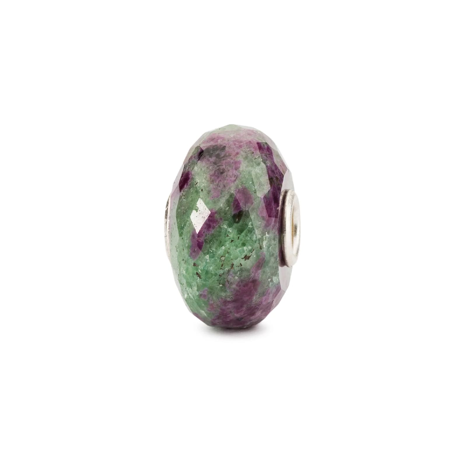 Beads donna Trollbeads con rubino zoisite sfaccettato MISURA UNICA