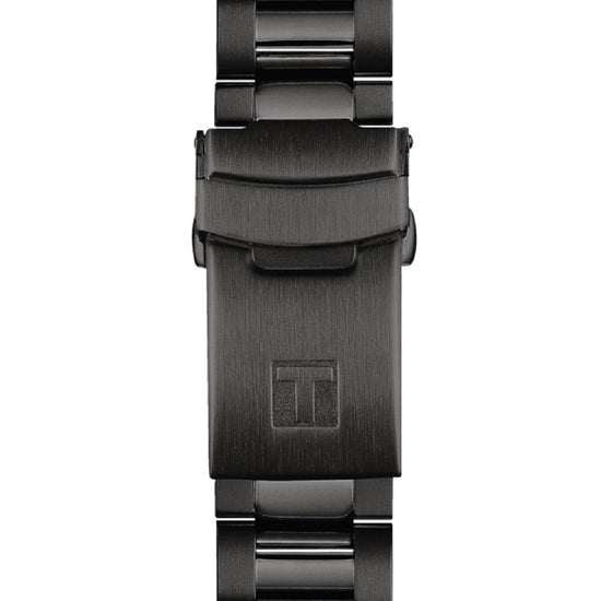 Orologio automatico uomo Tissot T-Sport in acciaio nero quadrante nero 40 mm T1208073305100-4