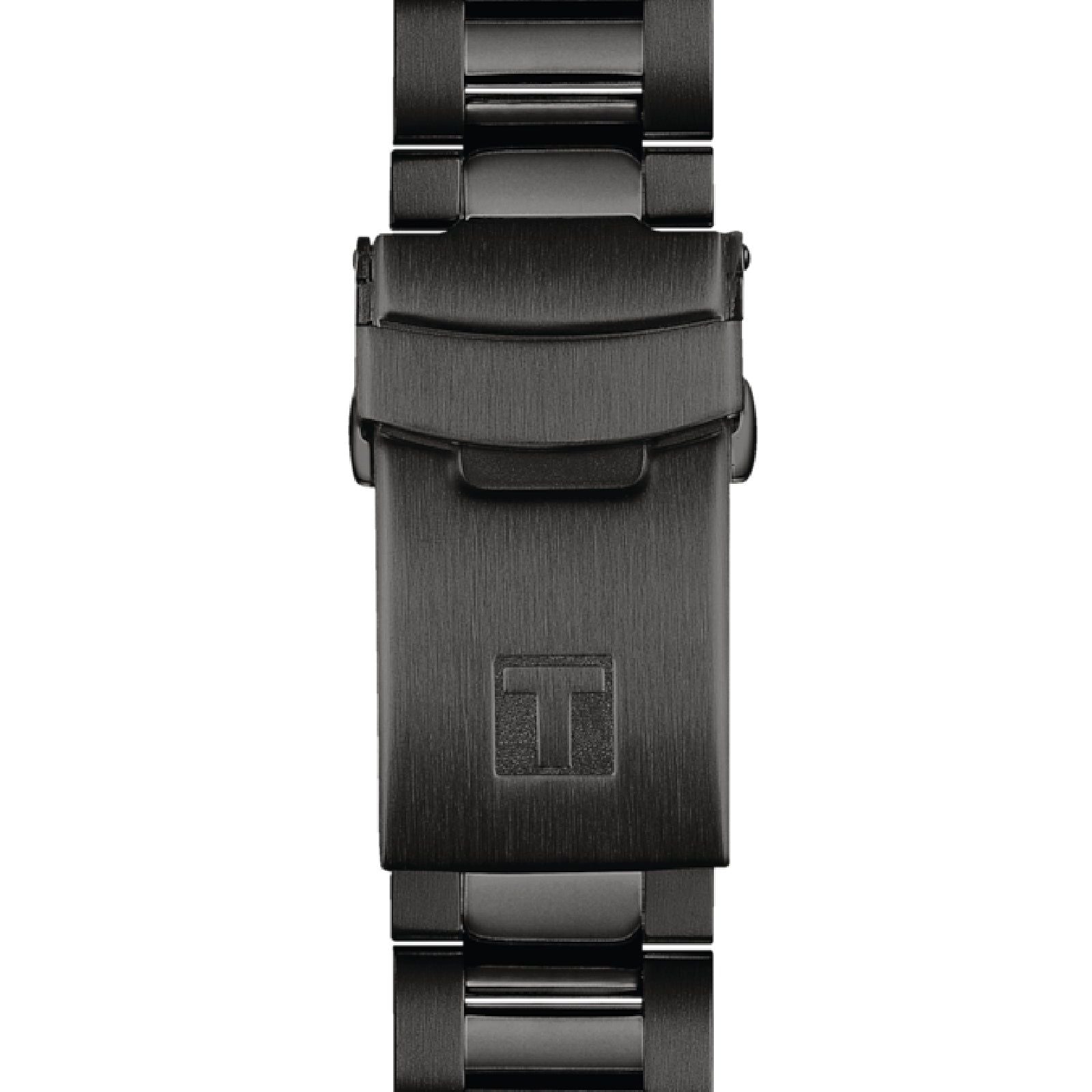 Orologio automatico uomo Tissot T-Sport in acciaio nero quadrante nero 40 mm T1208073305100-4