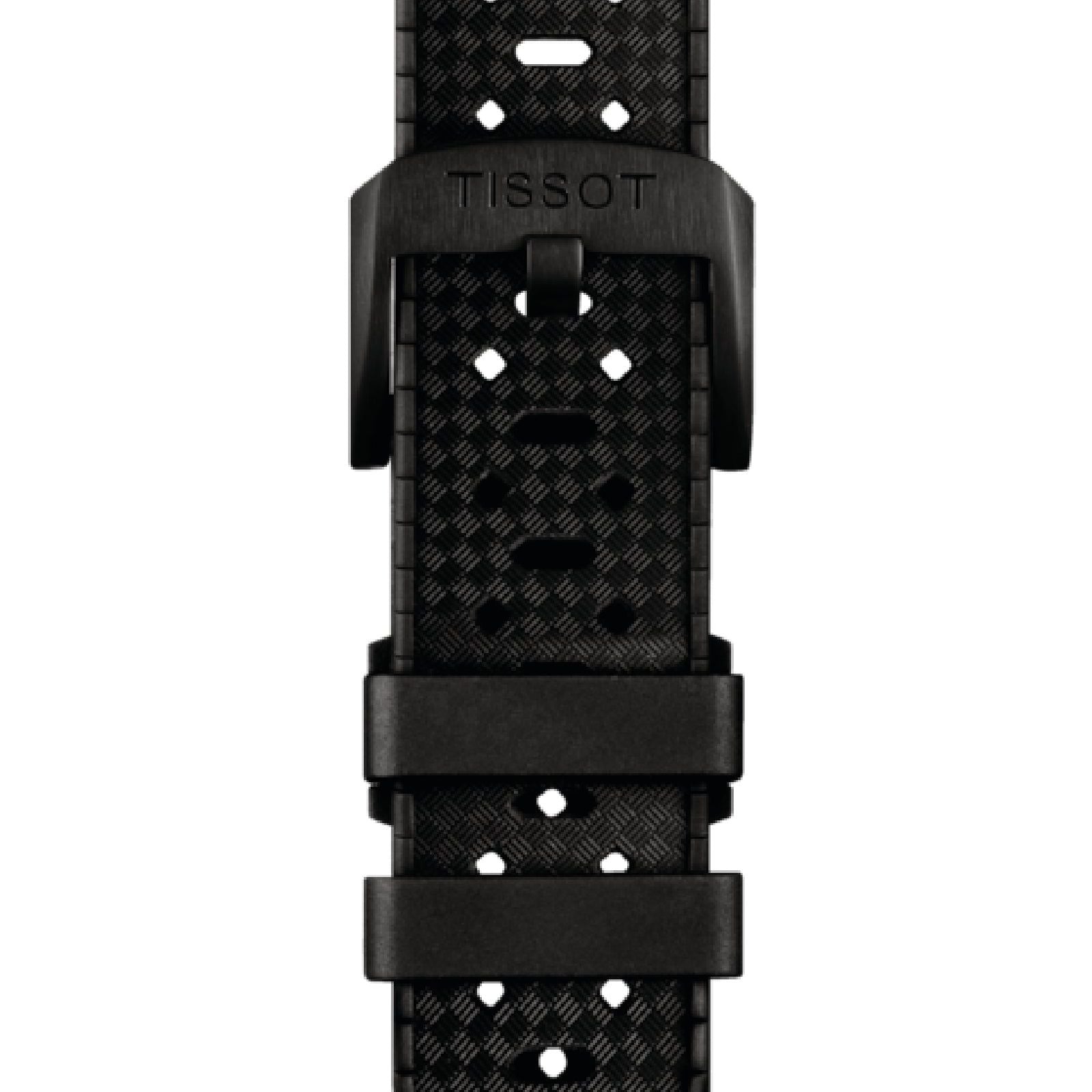 Orologio automatico uomo Tissot T-Sport in acciaio e gomma nera 40 mm T1208073704100-4