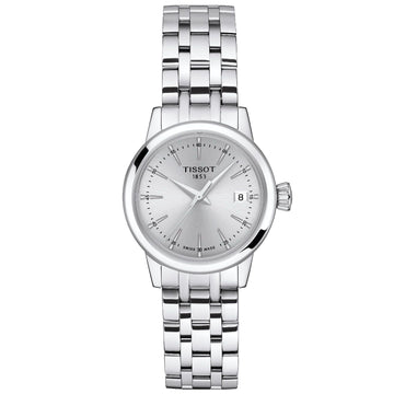 Orologio solo tempo donna Tissot T-Classic acciaio datario cassa 28mm T1292101103100-1