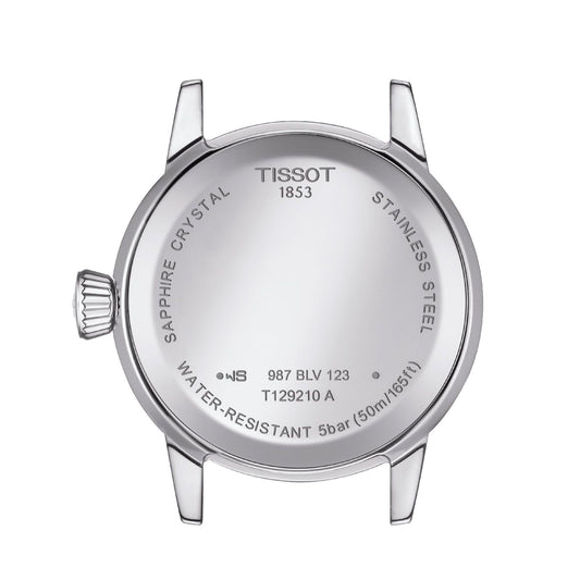 Orologio solo tempo donna Tissot T-Classic acciaio datario cassa 28mm T1292101103100-2