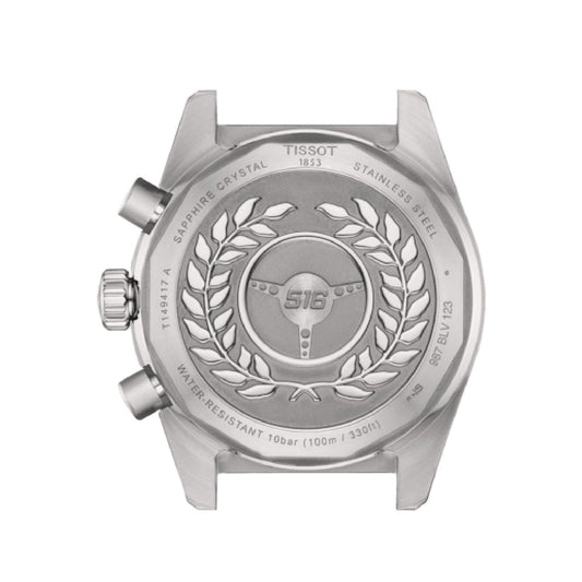 Orologio cronografo uomo Tissot T-Sport in acciaio quadrante nero 40 mm T1494171105100-2