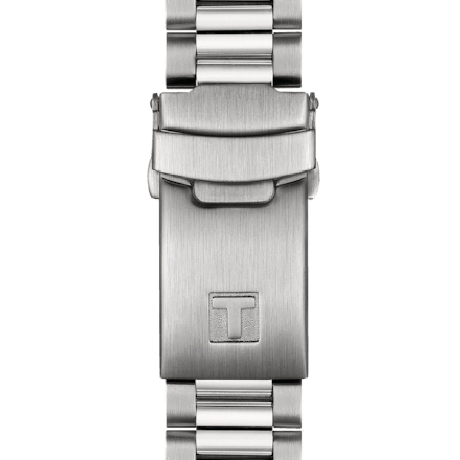 Orologio cronografo uomo Tissot T-Sport in acciaio quadrante nero 40 mm T1494171105100-4