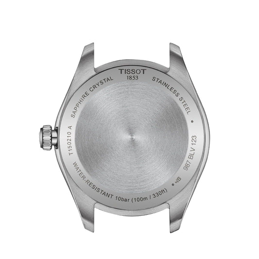 Orologio solo tempo unisex Tissot T-Classic in acciaio quadrante azzurro 34mm T1502101135100-2