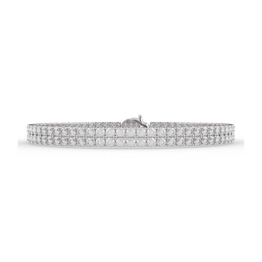 Bracciale tennis da donna TI SENTO Milano in argento doppio filo 18 cm