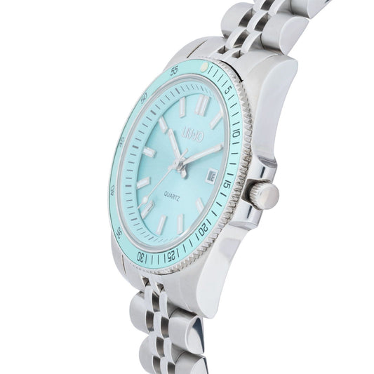 Orologio donna Liu Jo Company Lady in acciaio quadrante azzurro 33mm TLJ2319-2