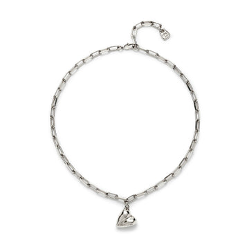 Collana girocollo con pendente Uno de 50 placcata argento U.COL2018MTL00U