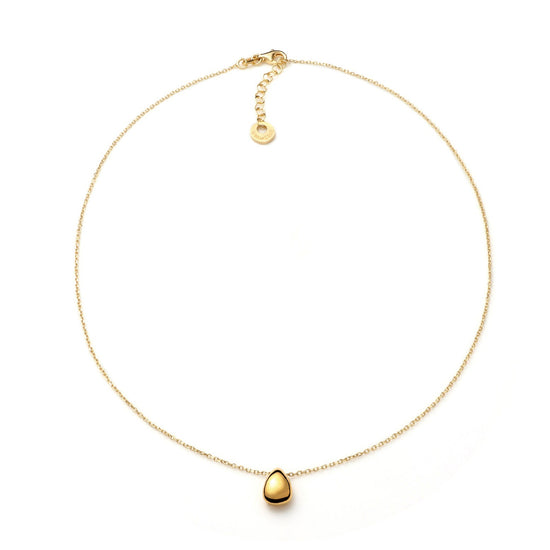 Collana girocollo Unoaerre in bronzo dorato con ciondolo MISURA UNICA