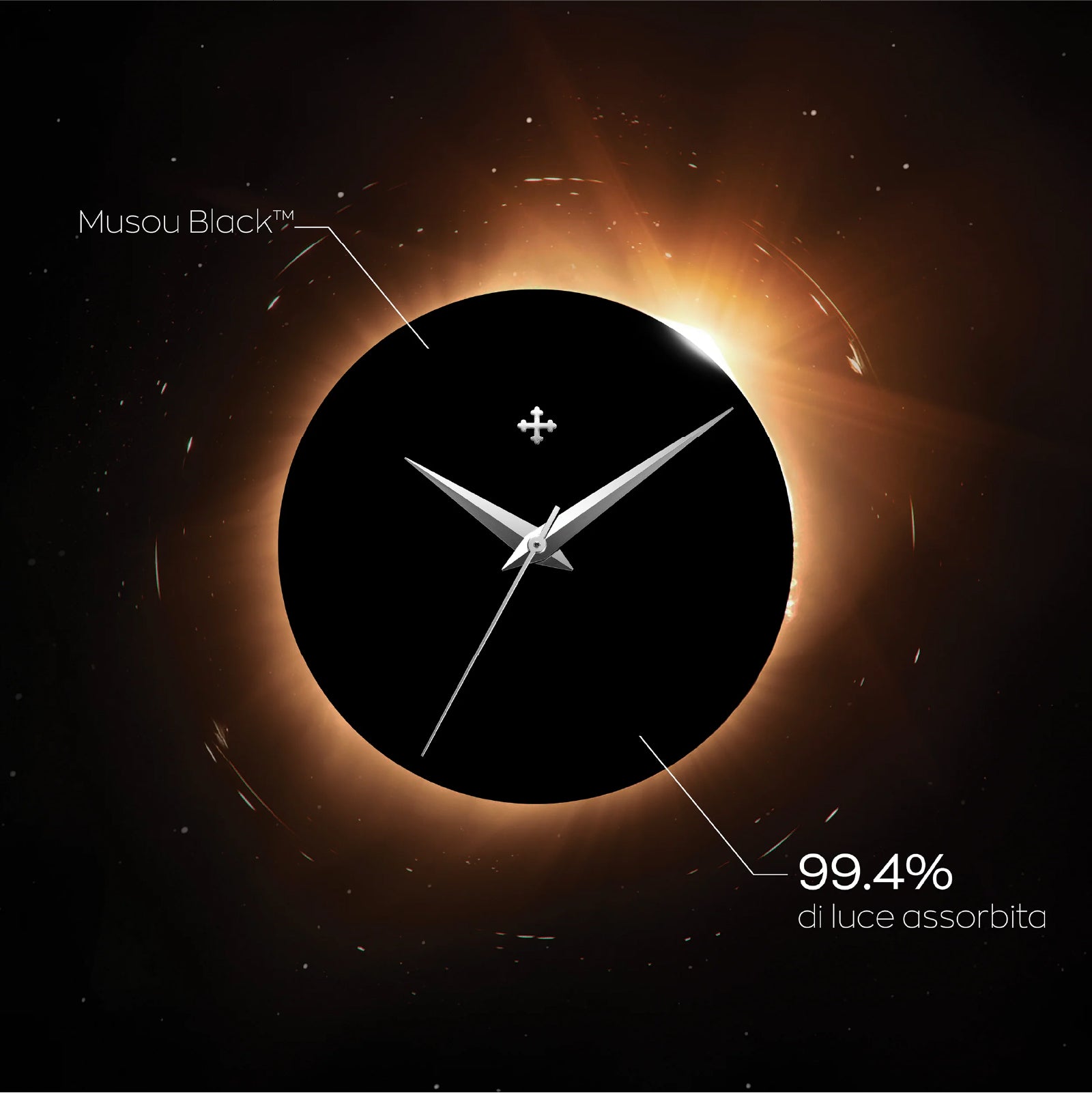 Orologio automatico 36mm Venezianico acciaio e pelle nera VE.1121510