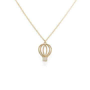 Collana girocollo da donna Versari mongolfiera con cristalli MISURA UNICA