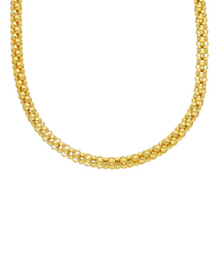 Collana da donna JOY Gioielli Oro in oro giallo 18kt con piccole sfere che compongono la catena VFM015GG45