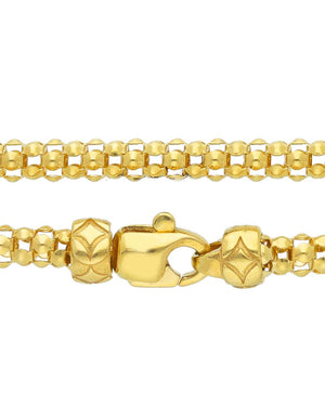 Collana da donna JOY Gioielli Oro in oro giallo 18kt con piccole sfere che compongono la catena VFM015GG45