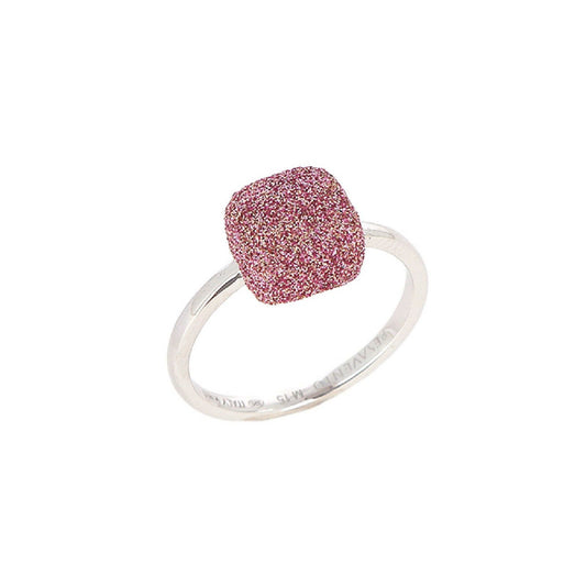 Anello quadrato donna Pesavento Colori Del Mondo argento rosa Tokio WPSCA108-1