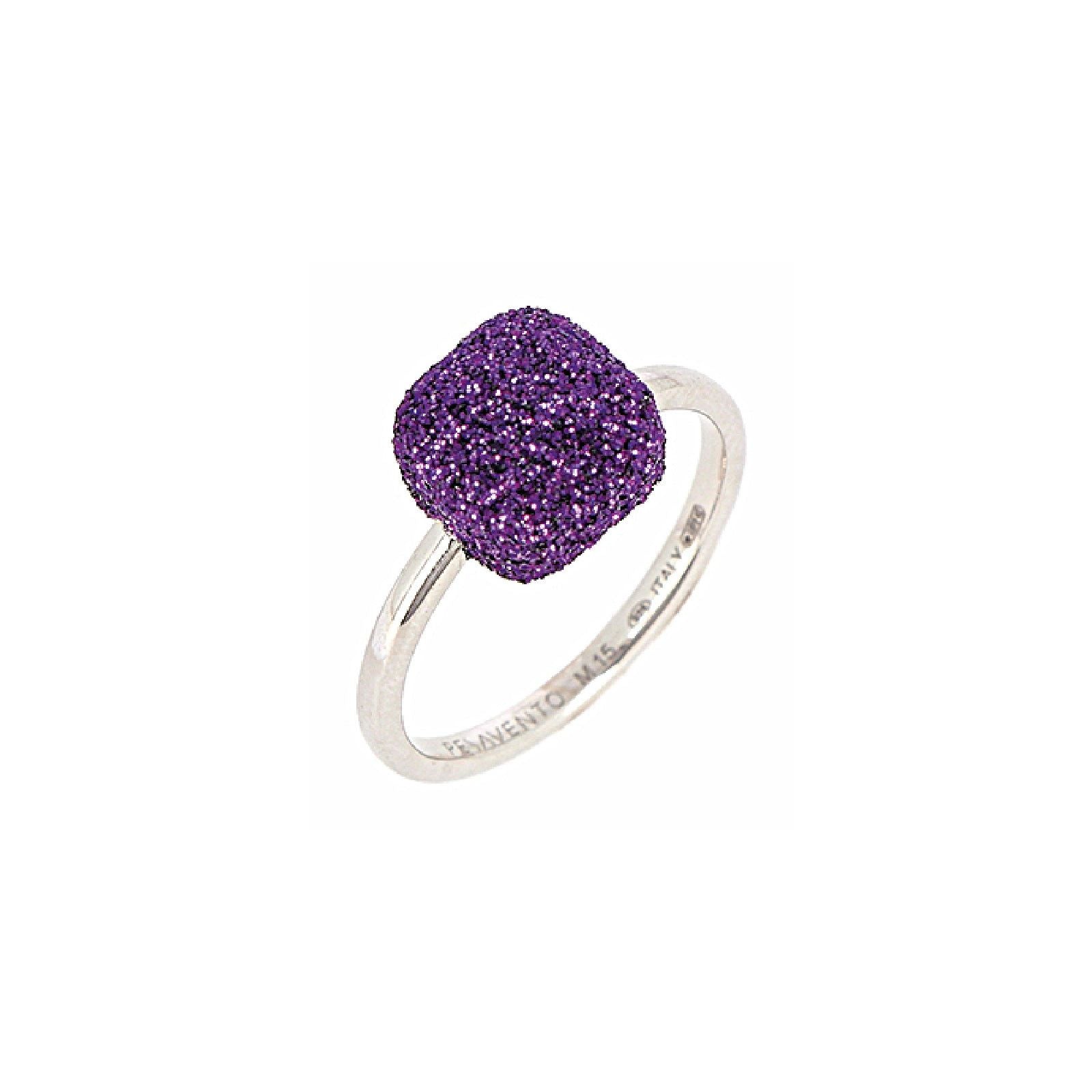 Anello donna Pesavento Colori Del Mondo in argento polvere viola Londra WPSCA121-1