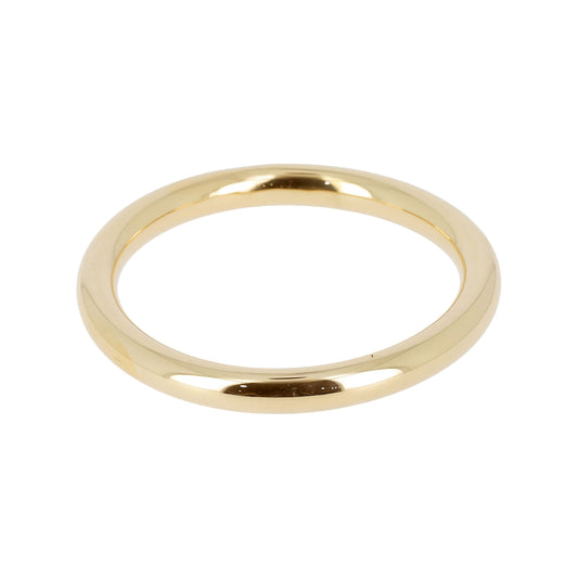 Bracciale rigido da donna ZAG Bijoux acciaio dorato 8mm Rigidi