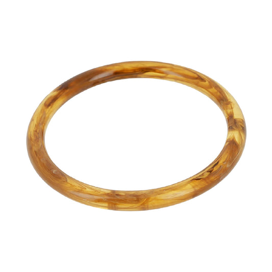 Bracciale rigido ZAG Bijoux donna in acetato colore marrone diametro 6,3 cm
