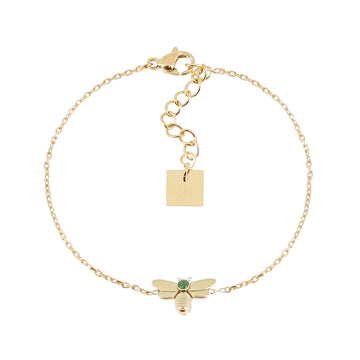 Bracciale da donna ZAG Bijoux in acciaio dorato zirconi Regolabile 15-18 cm