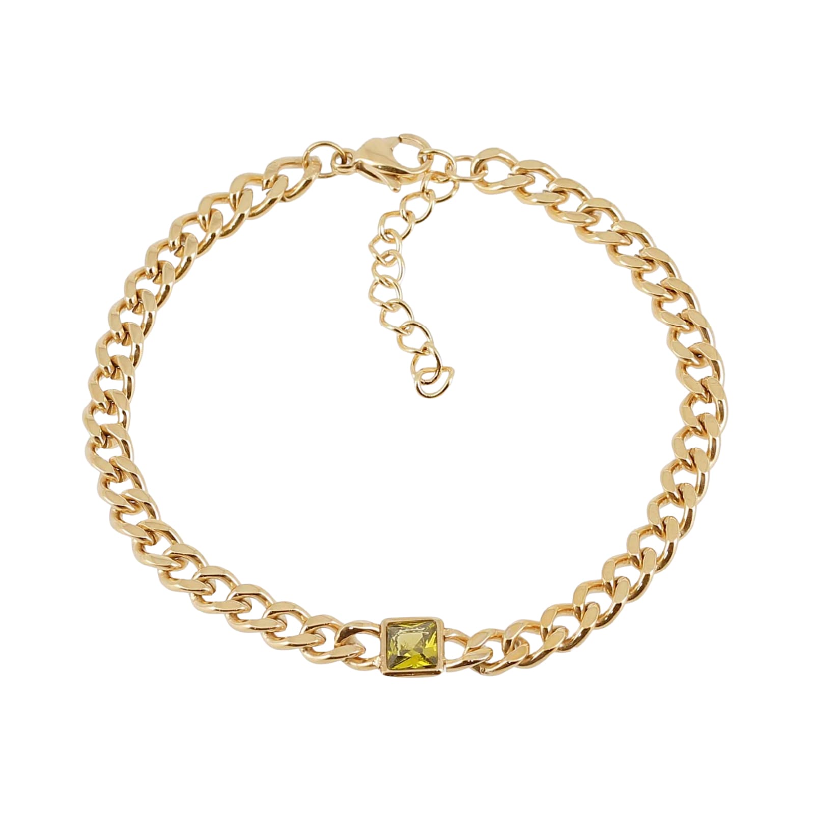 Bracciale da donna ZAG Bijoux in acciaio dorato con zircone Regolabile 15-18 cm