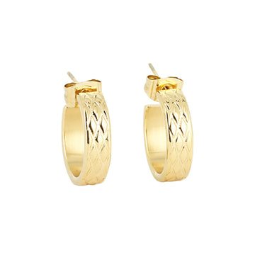 Orecchini dimensioni 15 mm ZAG Bijoux in acciaio dorato MISURA UNICA