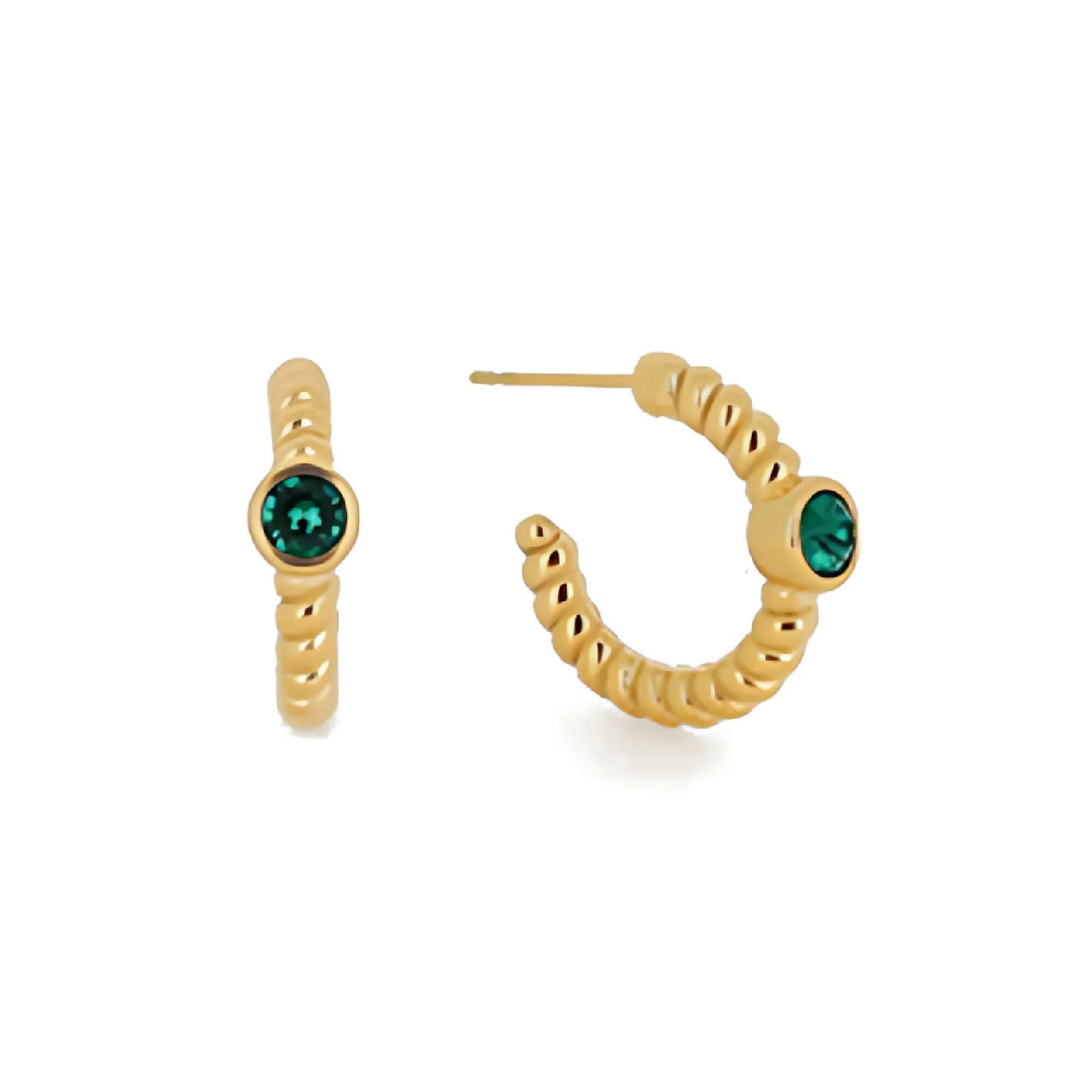 Orecchini da donna ZAG Bijoux in acciaio dorato con cristalli MISURA UNICA