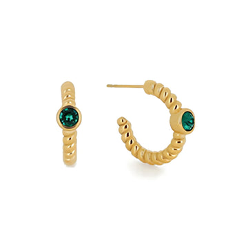 Orecchini da donna ZAG Bijoux in acciaio dorato con cristalli MISURA UNICA