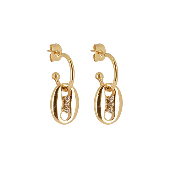 Orecchini da donna ZAG Bijoux Creole in acciaio dorato MISURA UNICA