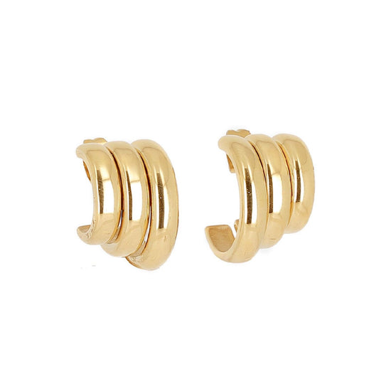 Orecchini da donna ZAG Bijoux Creole in acciaio dorato MISURA UNICA