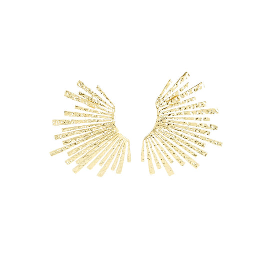 Orecchini da donna con raggi ZAG Bijoux in acciaio dorato MISURA UNICA